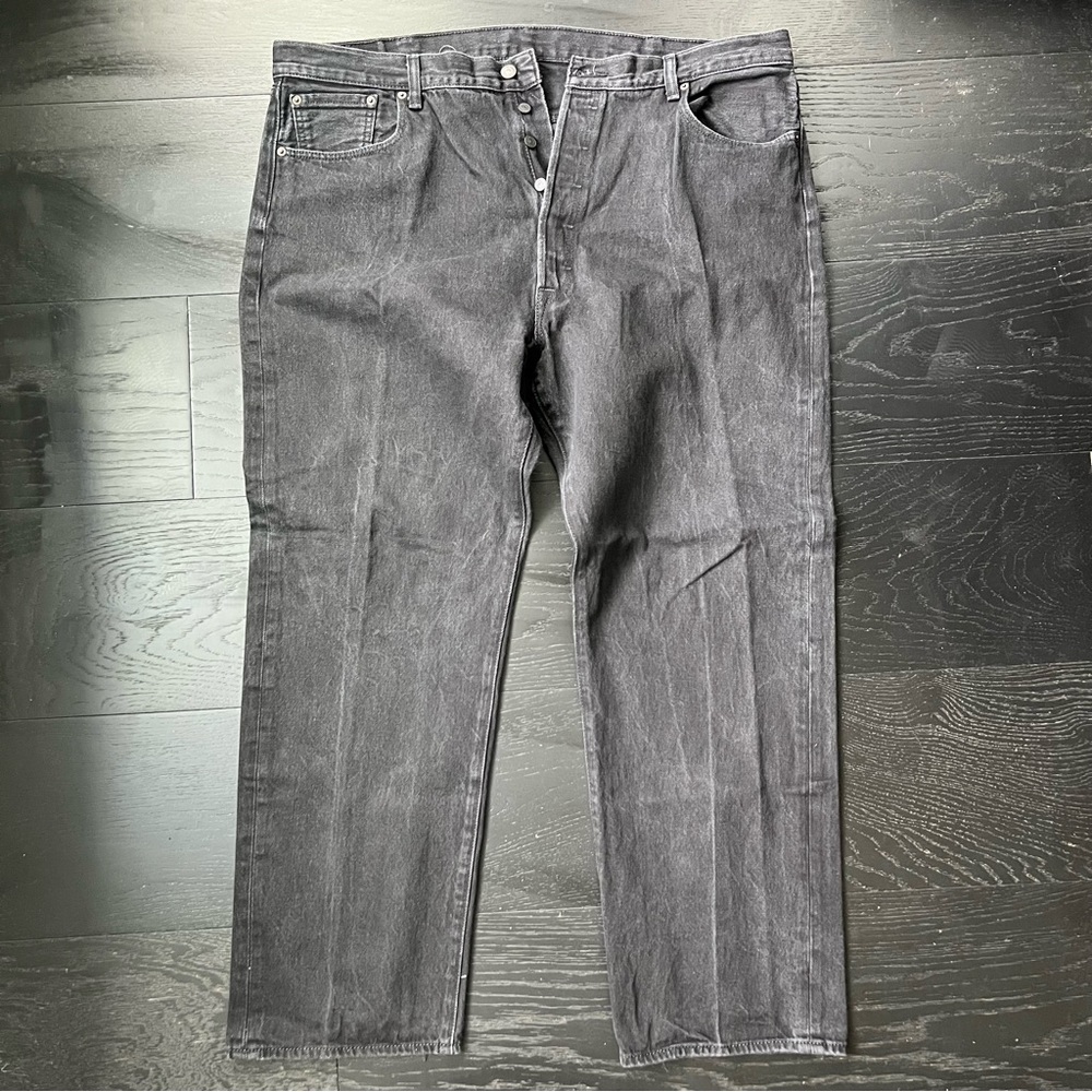 Levi’s 501 Original Fit Black Jeans | Button Fly | Straight Leg | Size 44x32